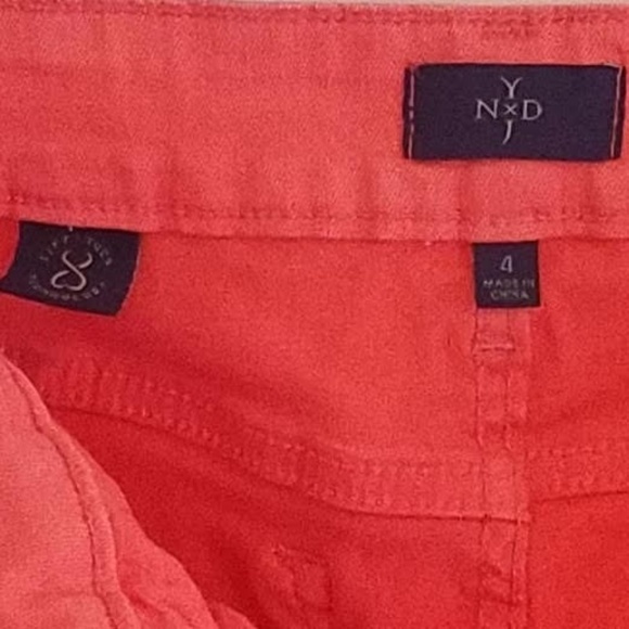 **SOLD** NYDJ Alisha Ankle Jean Papaya - Picture 6 of 8